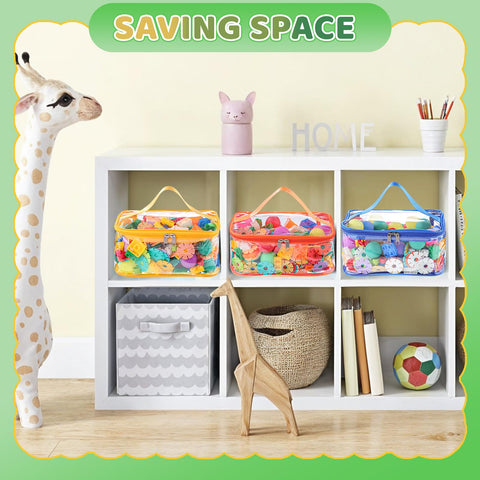 Dntorx multi-purpose toy storage bag suitable for travel and home use
