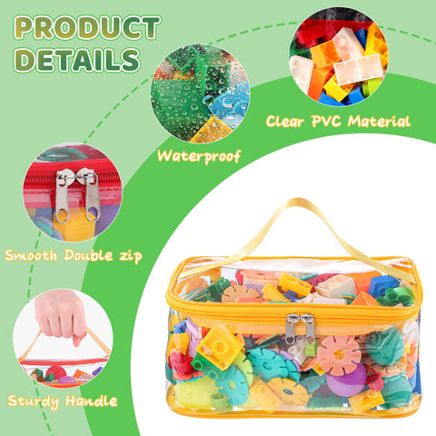Dntorx toy bags with name tags for easy organization