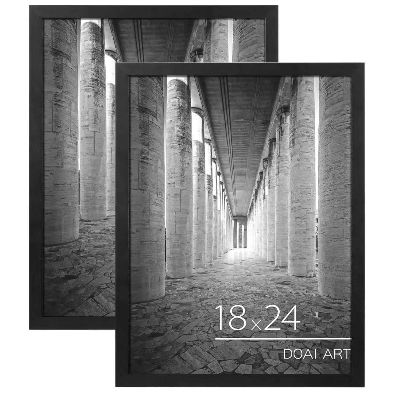 DOAI ART 18x24 poster frame front view highlights your artwork