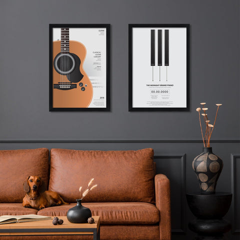 DOAI ART 24x36 poster frame black edge detail showing sleek design