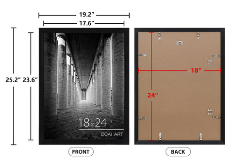 DOAI ART scratch-resistant frame material for durable, long-lasting wall art