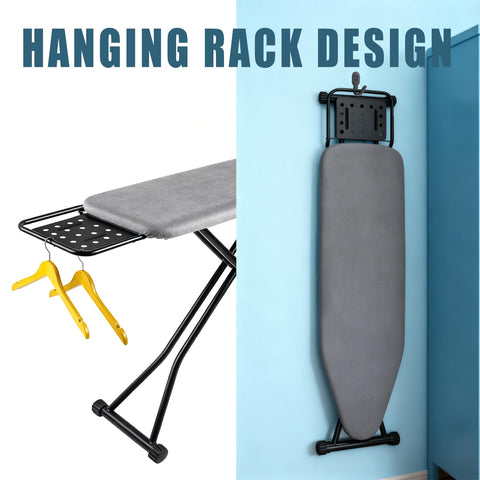 Doardire adjustable-height design with locking buckle for comfortable ironing posture.