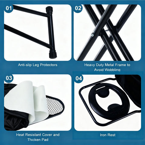 Doardire ironing board heat-resistant cover protects fabrics during high heat