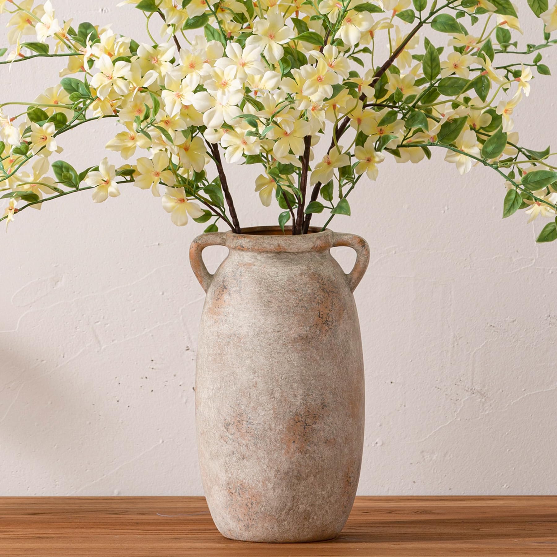 Dobbyby ceramic flower vase 12-inch with hand-painted artistry for elegant arrangements.