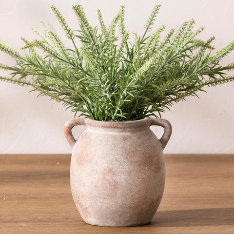 Dobbyby ceramic flower vase 6inch with hand-painted finish, ideal for fresh blooms.