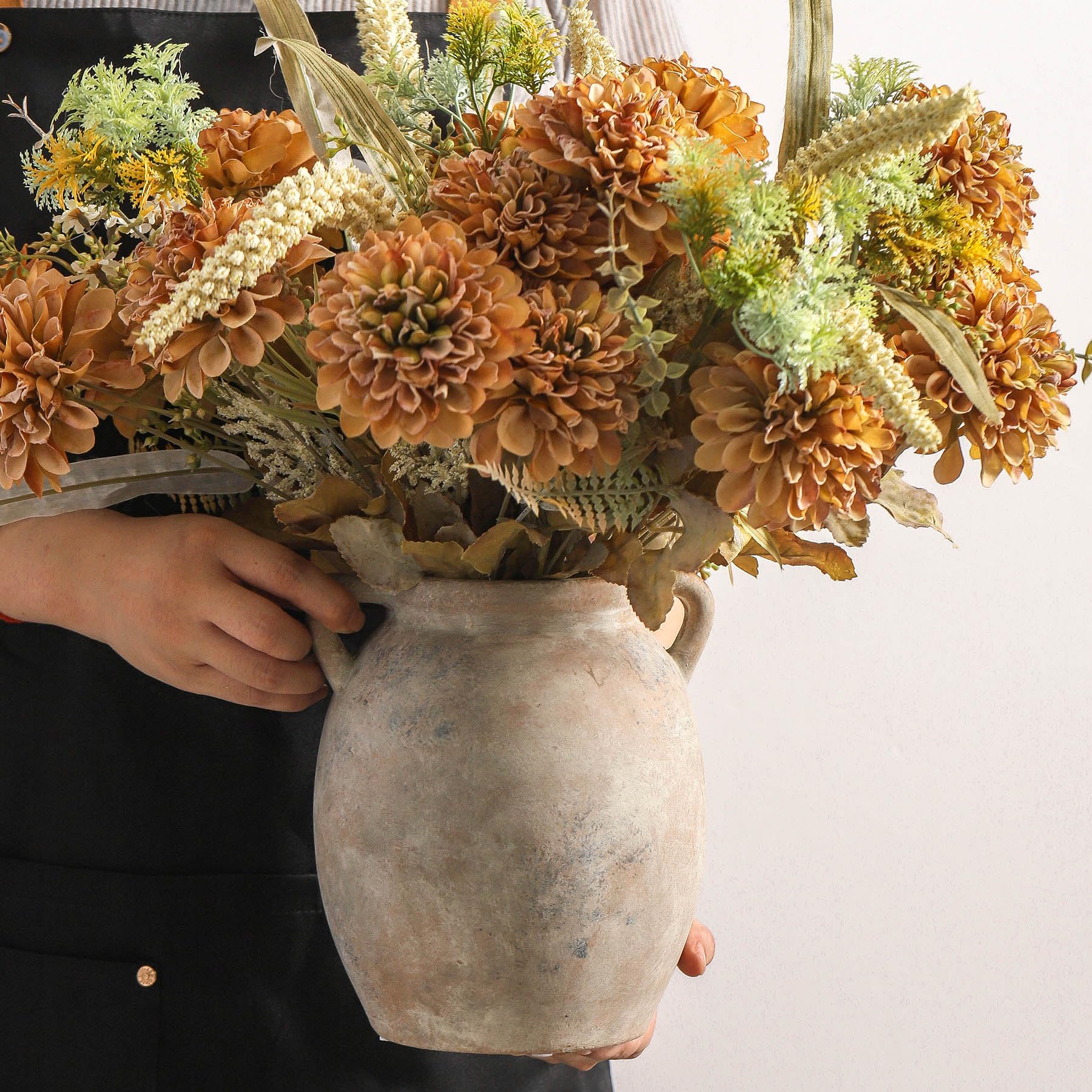 Dobbyby vase used as a kitchen utensil holder for stylish organization