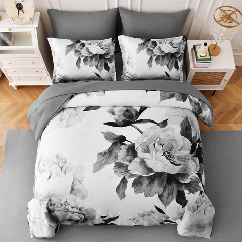 Dobuyly Grey Queen Comforter Set seven pieces for an all-in-one bedding upgrade.