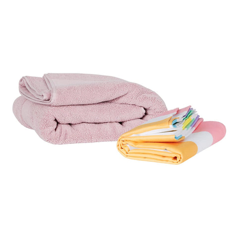 Dock & Bay unicorn waves towel sand-friendly for beach days
