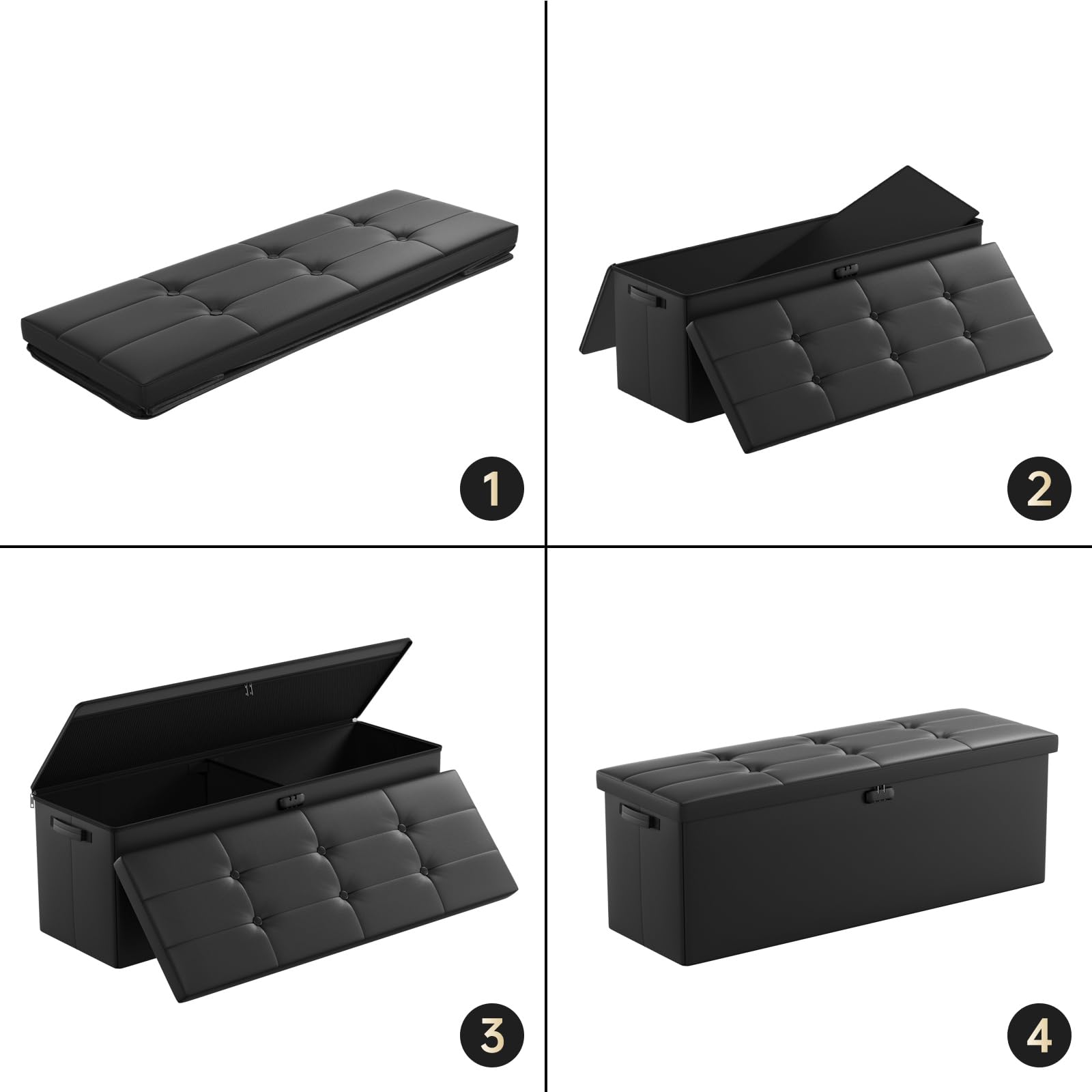 DocsSafe 660-pound load capacity supports seating and storage without warping.