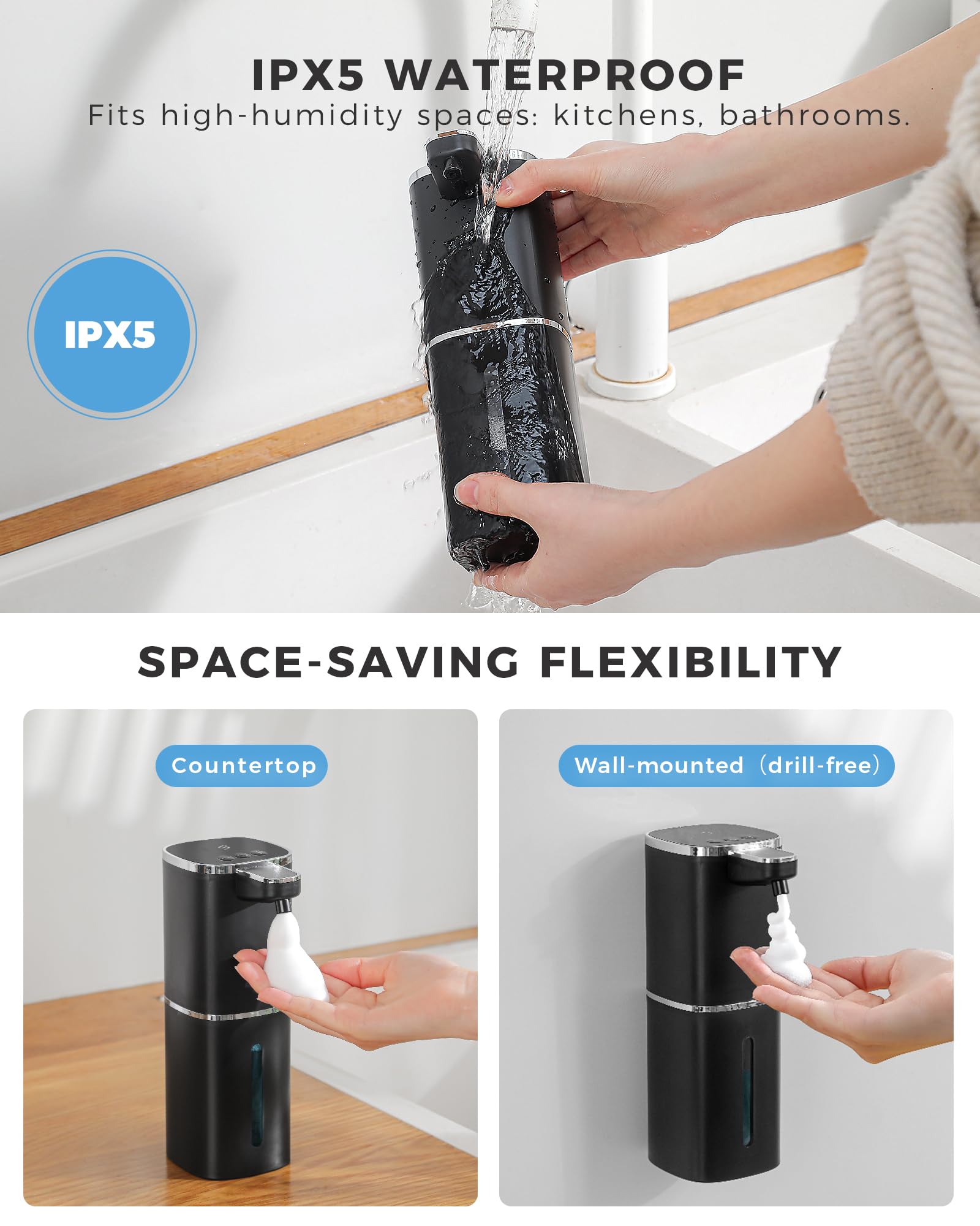DODO MEKIA wall mount option demonstrates cordless tool free installation