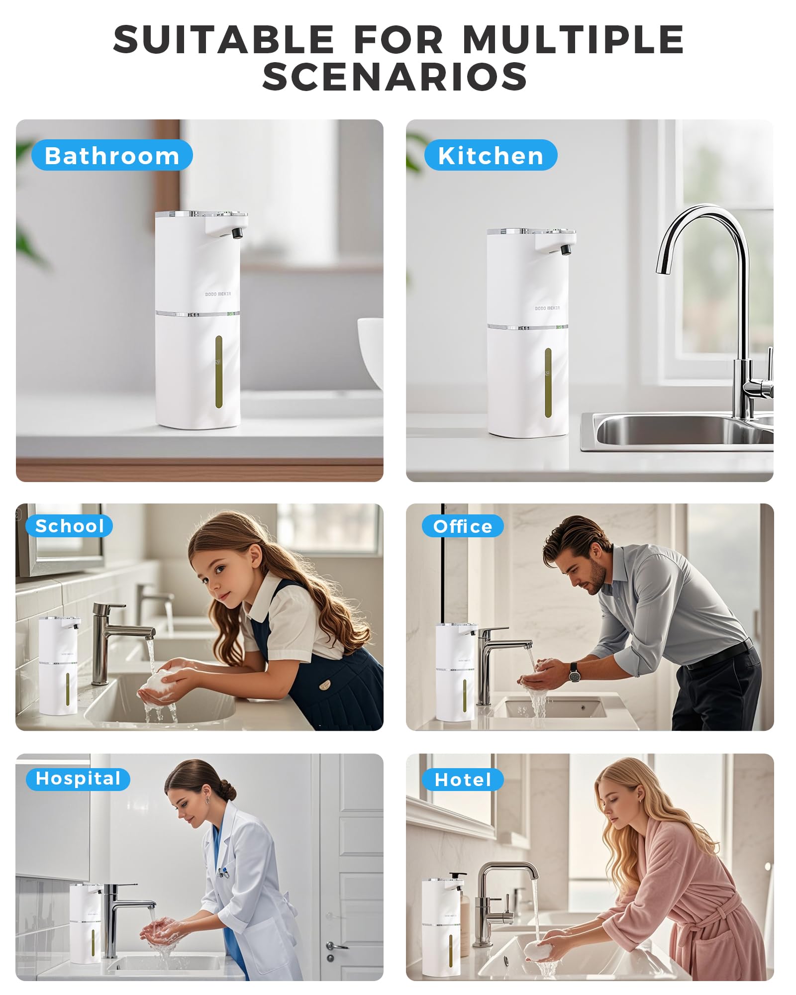 DODO MEKIA 2-pack ideal for paired sinks and counter setups