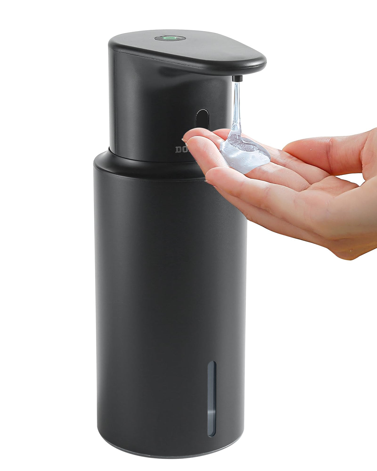DODO MEKIA automatic dispenser front view in stainless steel for a hygienic kitchen.