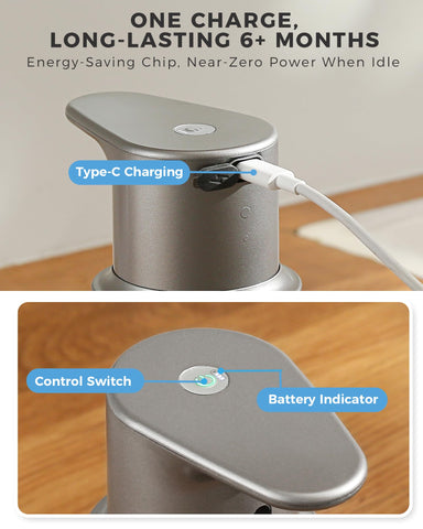 Refill opening of DODO MEKIA dispenser for quick, spill-free refills