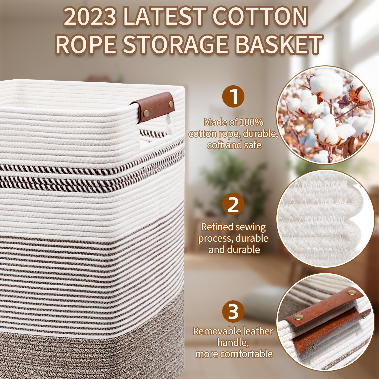 DOFASAYI 85L capacity helps manage laundry or blanket collections with ease