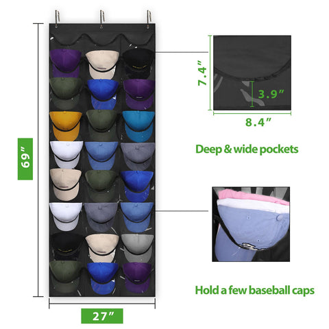 Dofilachy hat rack durable polyester material for long use