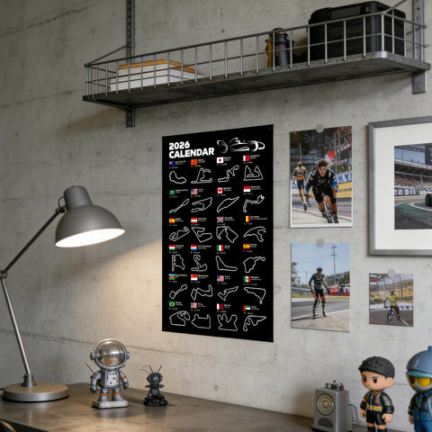 Doforyou F1 poster with glossy finish enhances racing scene
