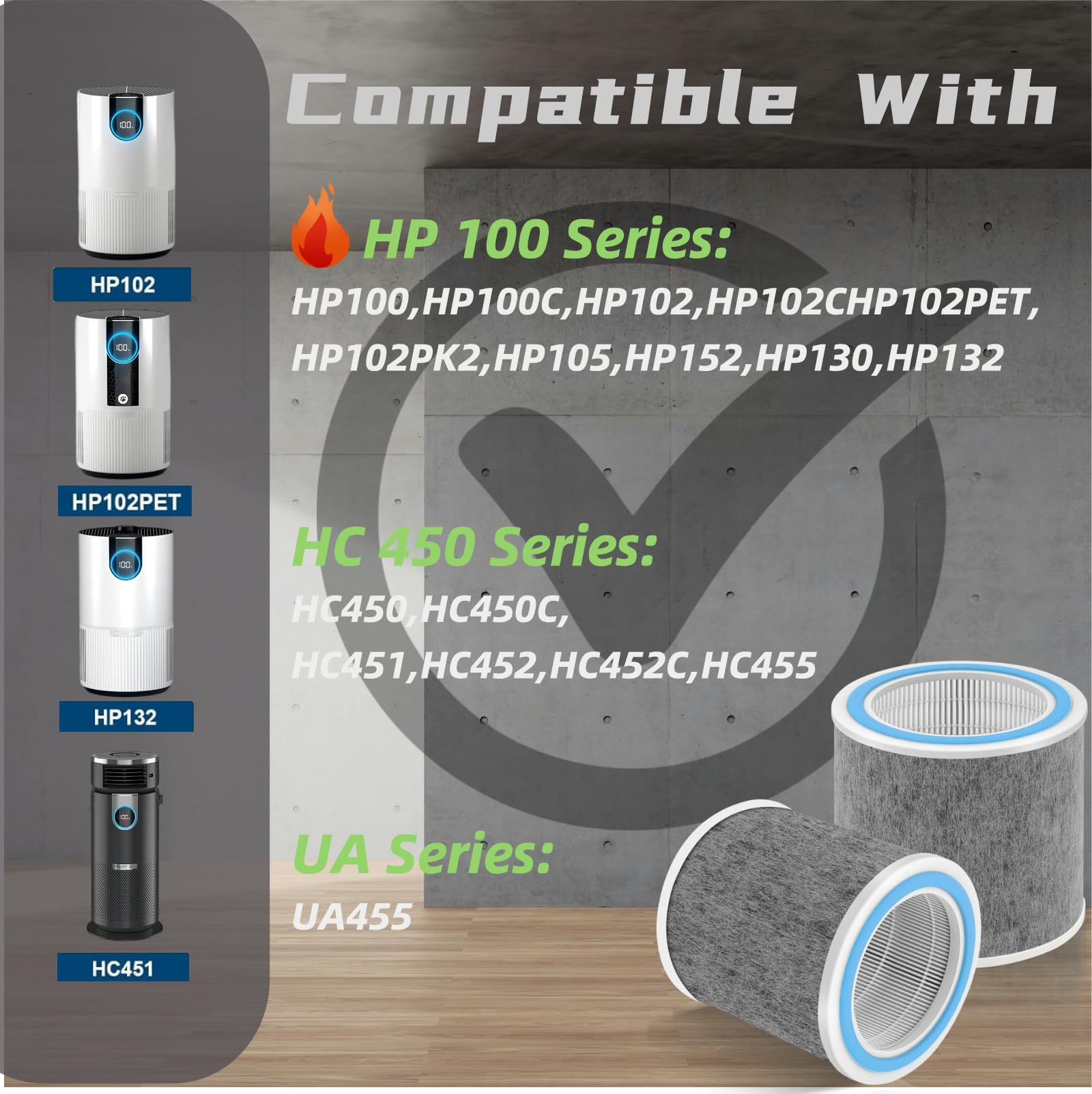 Doifyn HP102 compatible with Shark HP100 series for easy upgrade.