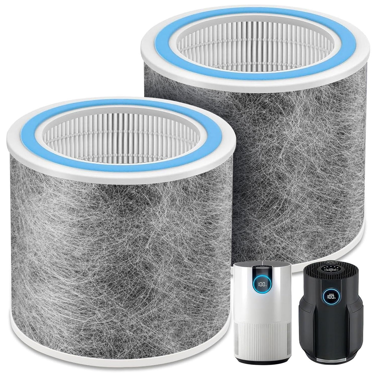 Doifyn HP102 2-pack replacement filter for Shark purifiers improves air quality.