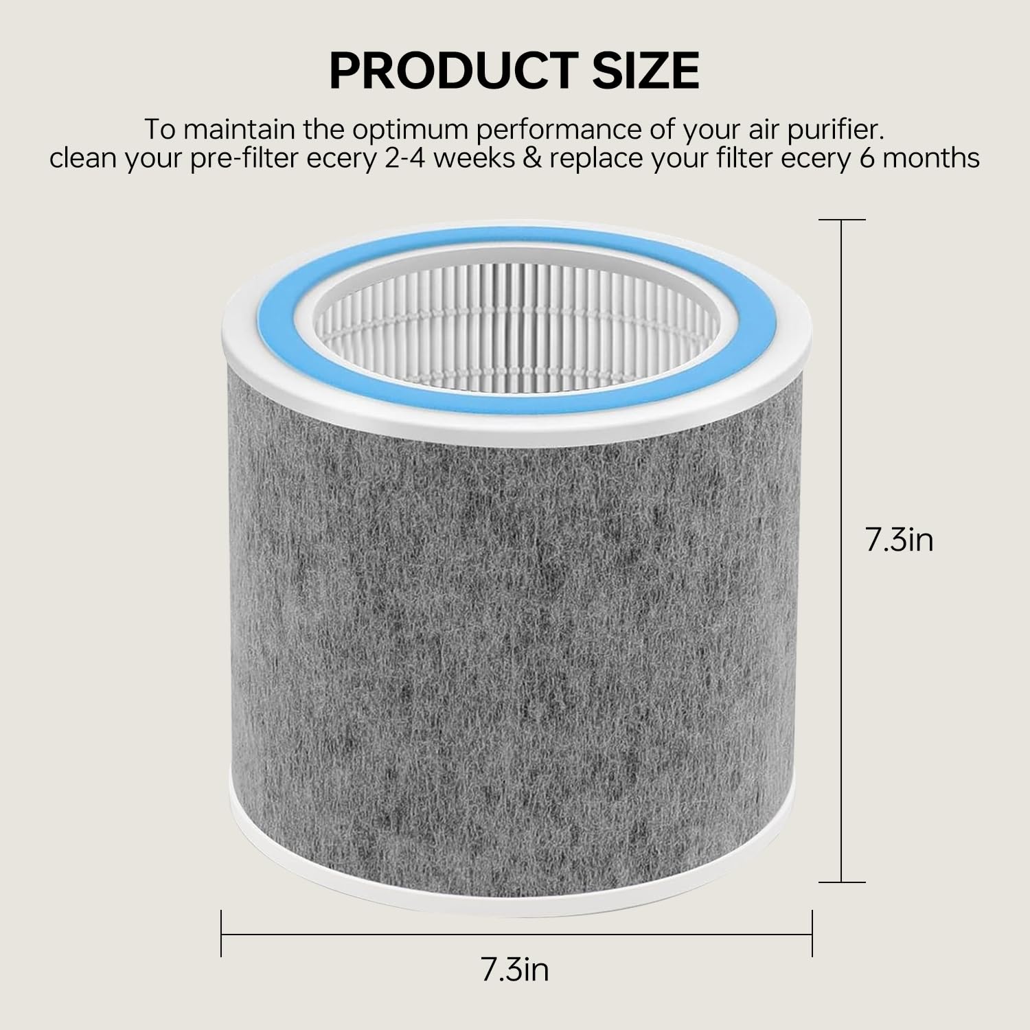 Doifyn HP102 replacement every 3–6 months maintains efficiency.