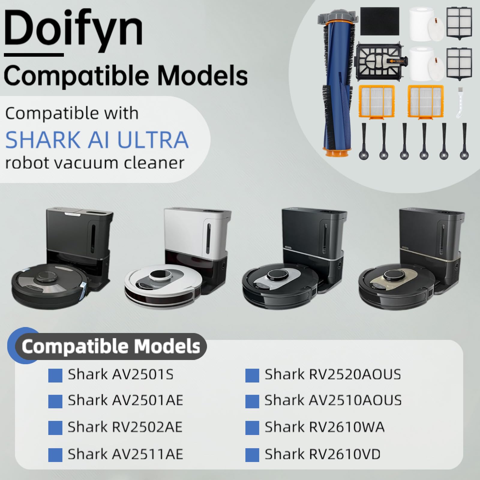 Doifyn Shark AV2511AE motor pre-filters improve airflow and suction