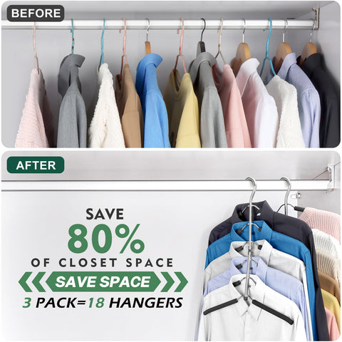 DOIOWN 360-degree swivel and foldable arms enable easy access to clothes.