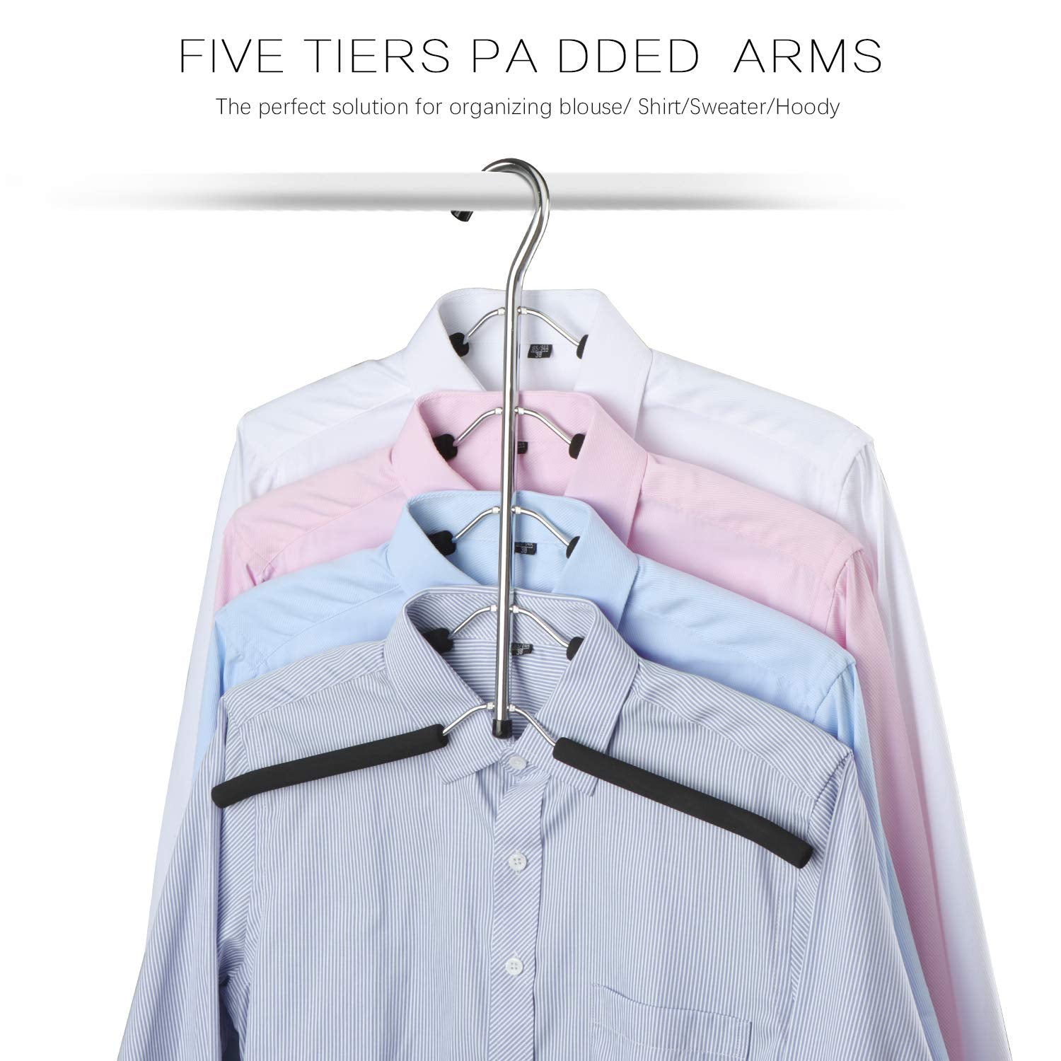 DOIOWN compact dimensions fit most closets while organizing garments efficiently.