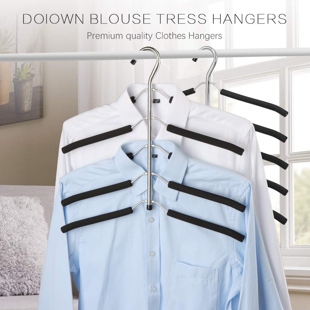 DOIOWN non-slip anti-scratch design protects fabrics and preserves shape.