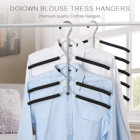 DOIOWN non-slip anti-scratch design protects fabrics and preserves shape.