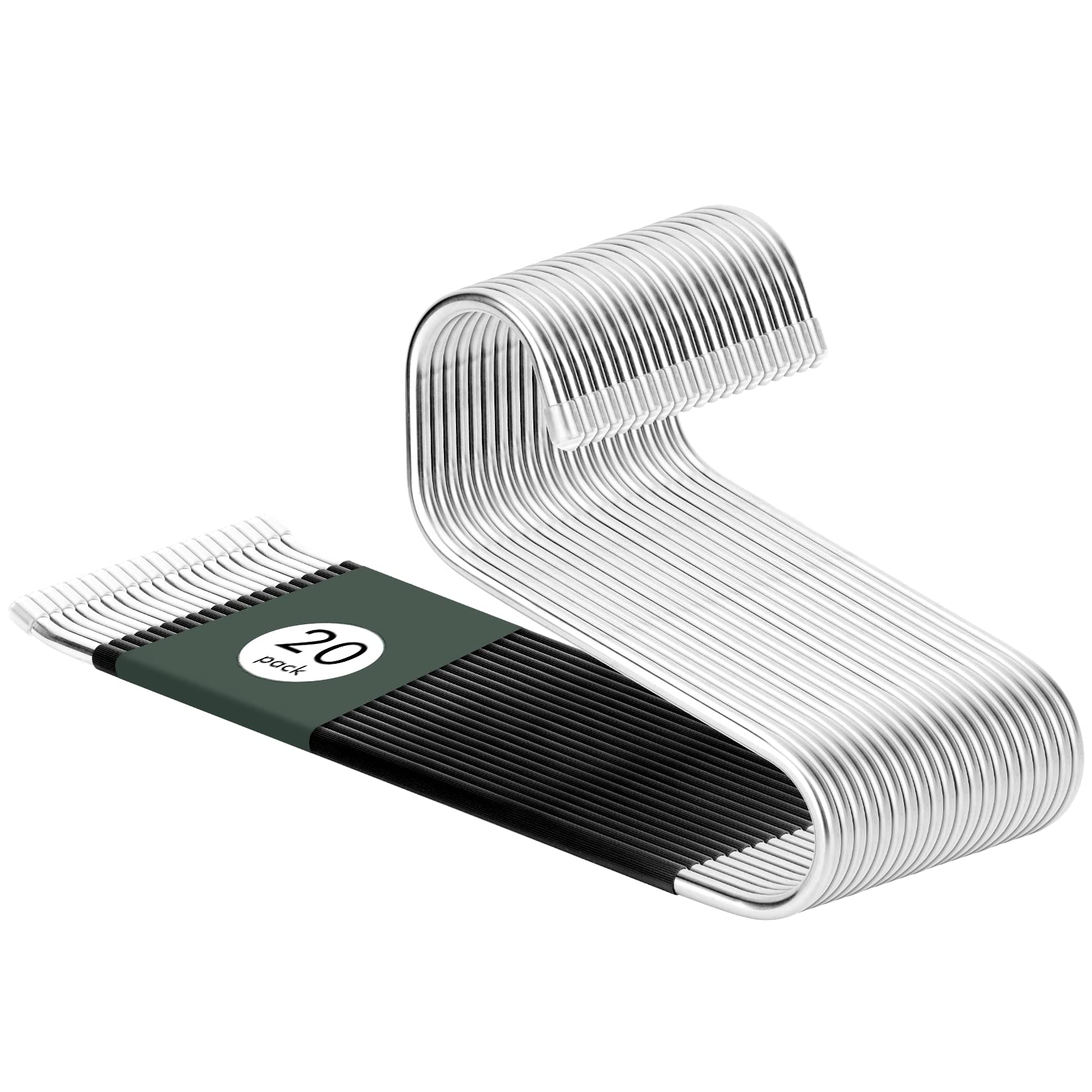 DOIOWN open-ended pants hanger enables easy loading and quick access