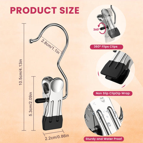 DOIOWN space-saving hangers help maximize small closets and dorm rooms.