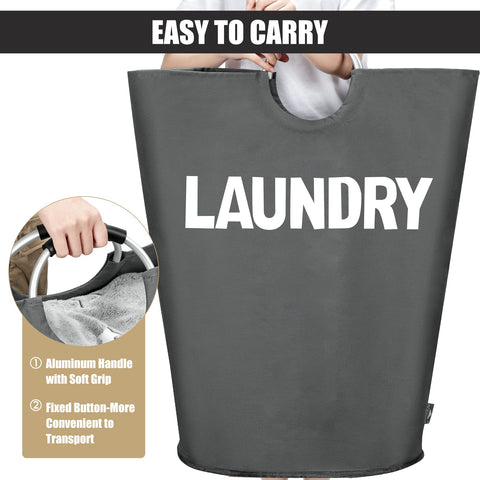 DOKEHOM 160L foldable laundry basket dimensions 20 by 31 inches for space planning.