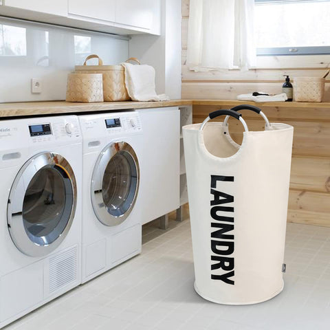 DOKEHOM 125L beige in-use during laundry day
