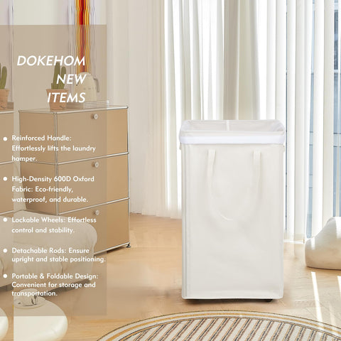 Removable wash bag from DOKEHOM makes machine washing quick and tidy.