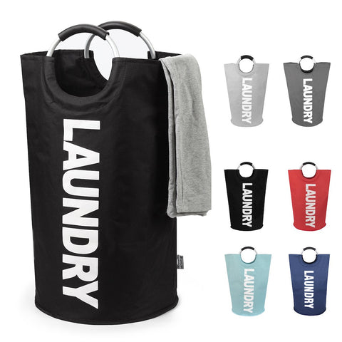 DOKEHOM 125L laundry basket collapsible design for easy storage.