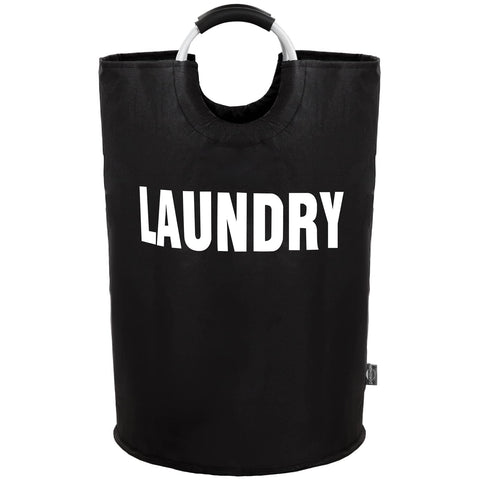 DOKEHOM 160L XXL laundry basket color black fits modern spaces.