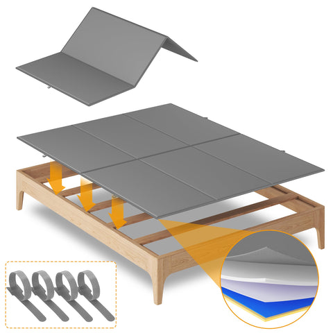 Doletaitan bunkie board anchors with straps to prevent shifting