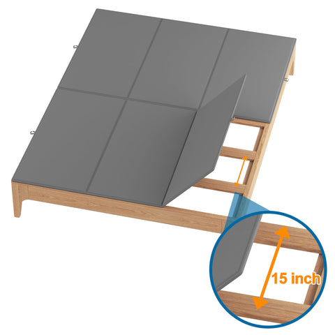 Doletaitan bunkie board bridges wide slats up to 15 inches