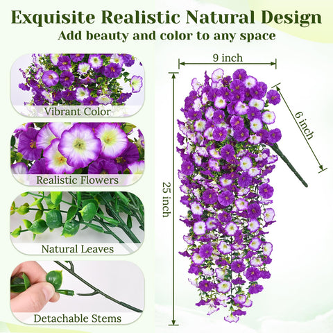 Dolicer easy-maintenance hanging flowers require no watering