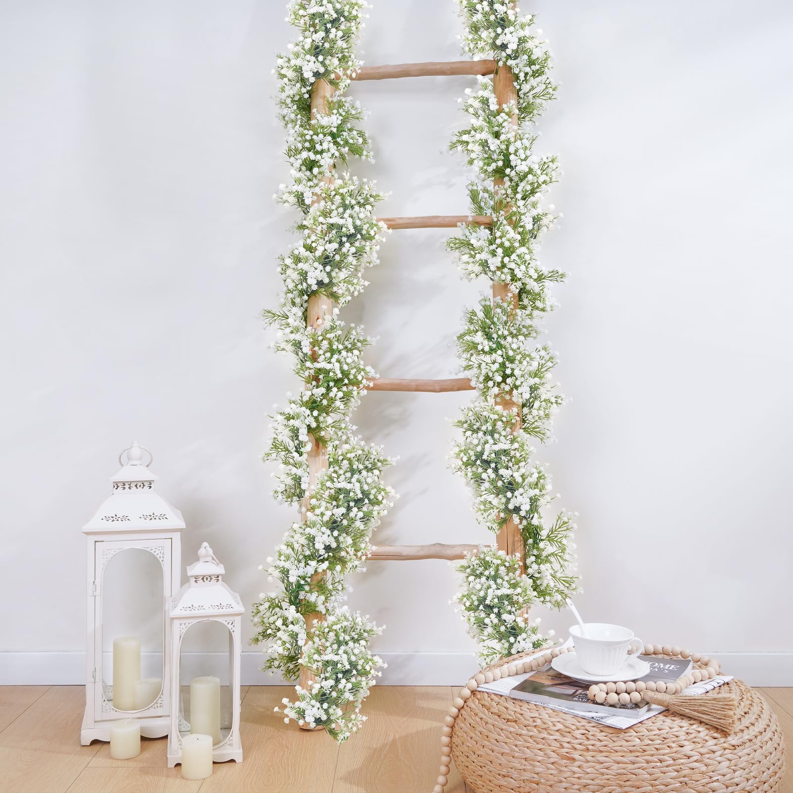 Dolicer fake gypsophila elegant arrangement for centerpieces and DIY decor