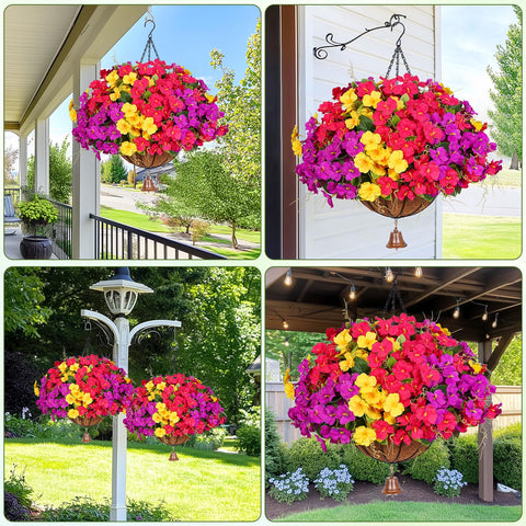 Dolicer fluffy full arrangement tips for a natural look in baskets.