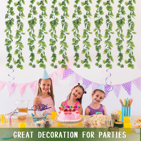 Dolicer palm leaf garland is UV resistant for outdoor, fade-free display.