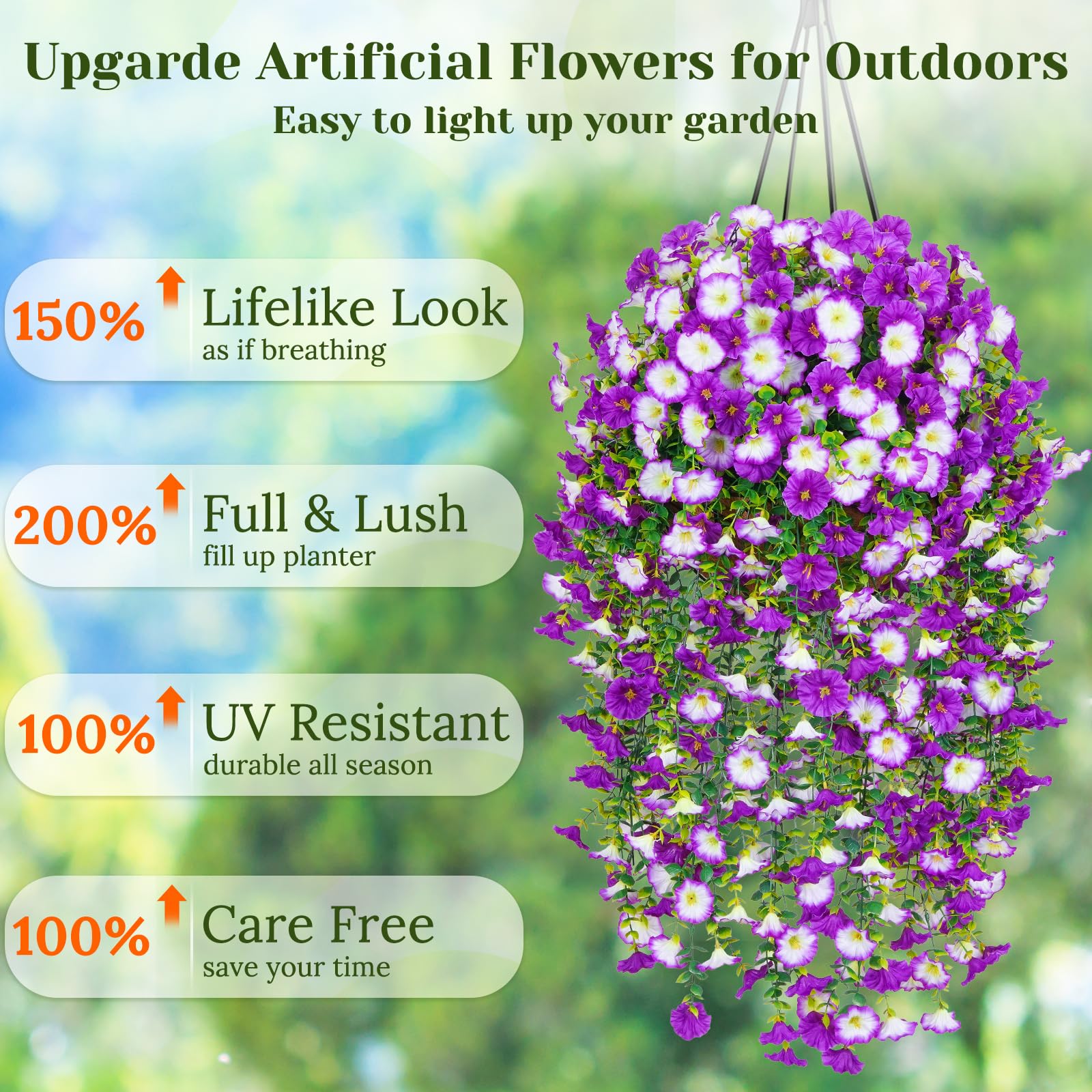 Dolicer true-to-life outdoor flowers keep spaces vibrant year round