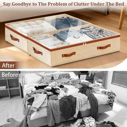 Dolicer under-bed storage ideal for dorms and apartments