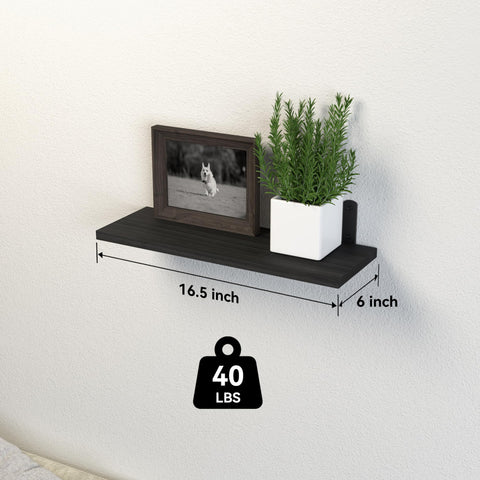DOLLFIO floating shelves bedroom bathroom use creates organized surfaces.