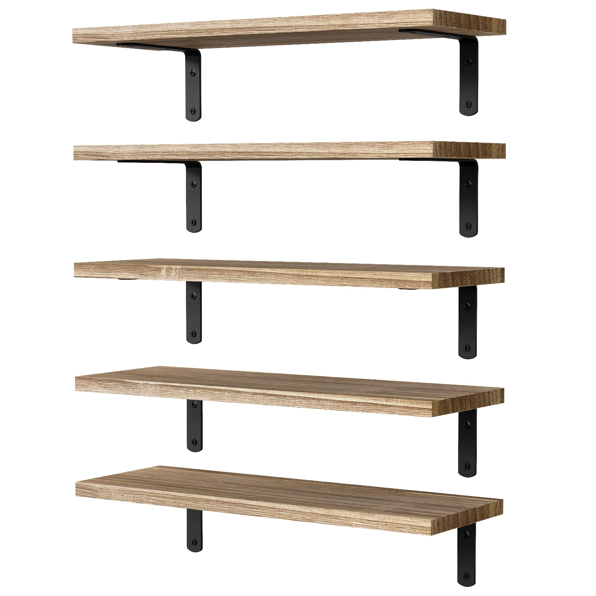 DOLLFIO floating shelves set 1 on wall for versatile storage and decor.