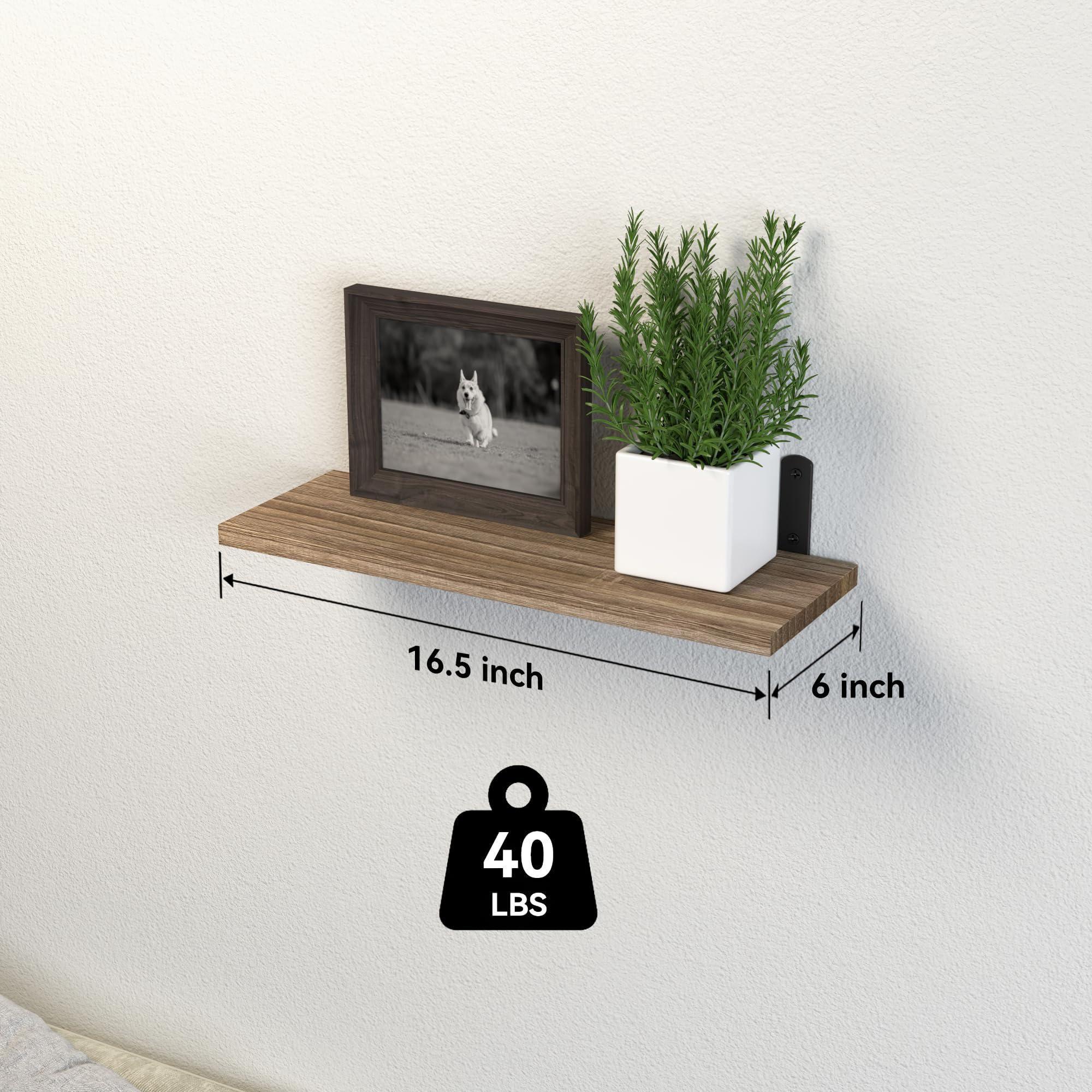 DOLLFIO kitchen rustic shelves organize spices and everyday items.