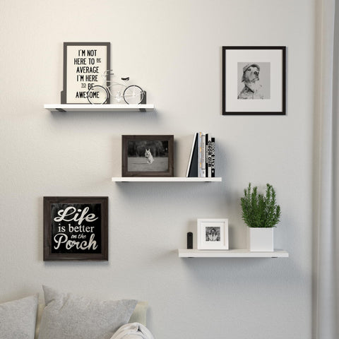 Dollfio solid wood shelves highlighting natural grain and durability