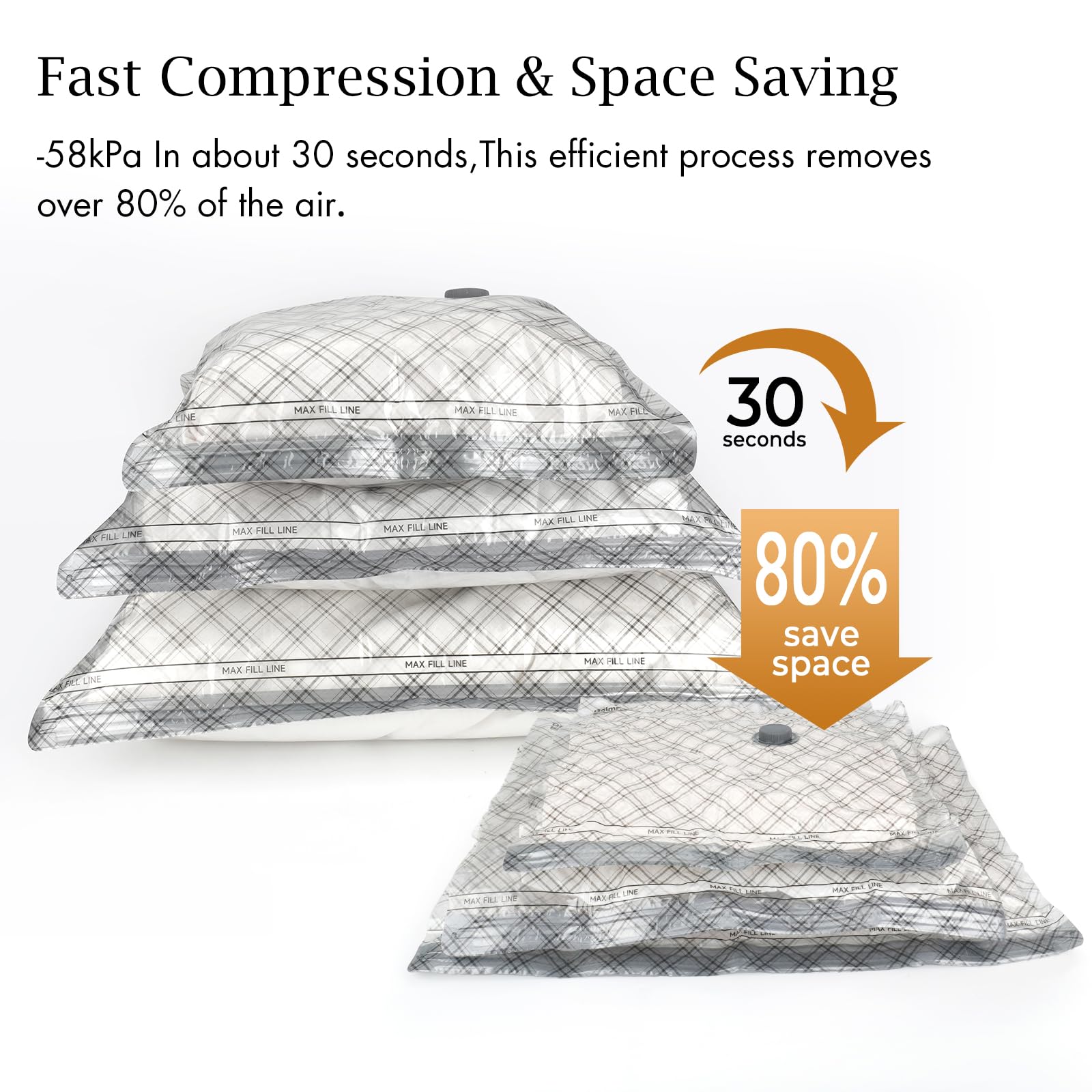 Large Dolmriek bags fit bulky items for long trips.