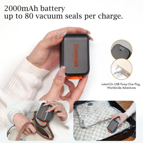 Medium Dolmriek bags maximize space in mid-size luggage.