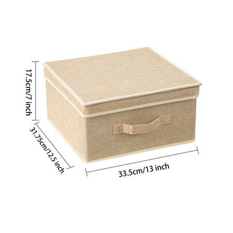 DOMEraax closet bedroom organization bins fit neatly on shelves.